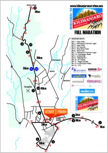 The Kilimanjaro Marathon Map