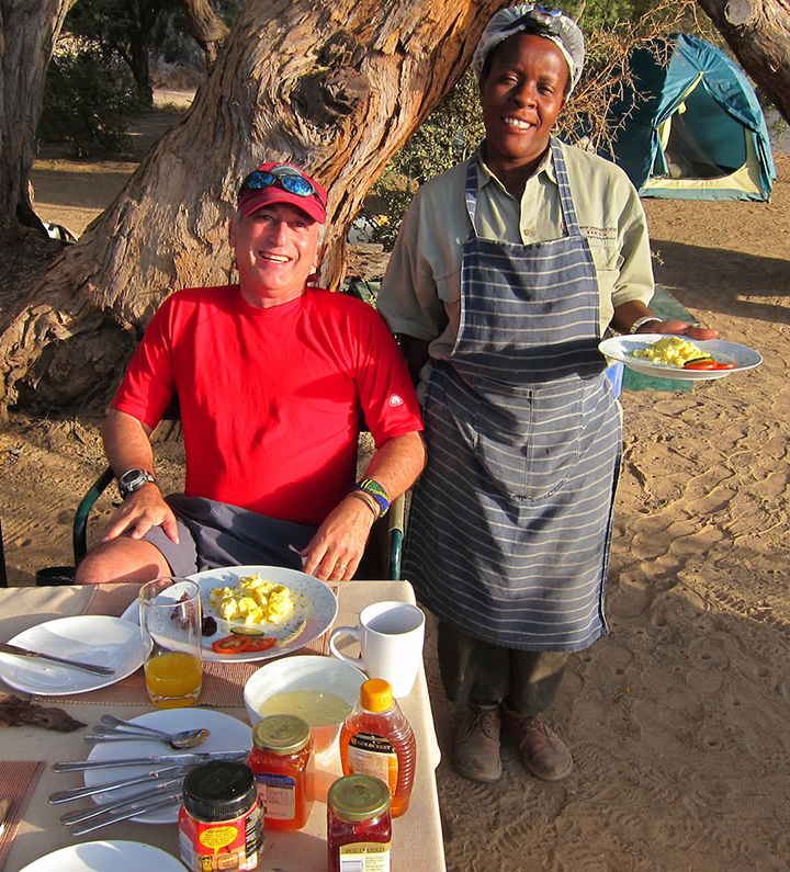 Alan and Sonya - Great Food on Safari
