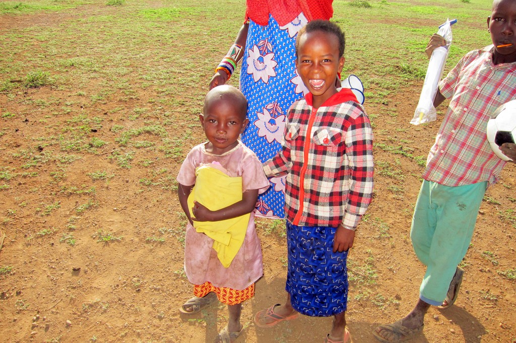 Happy Maasai Children at their village