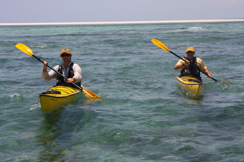 The Founders Kayaking Near Fish Eagle Point